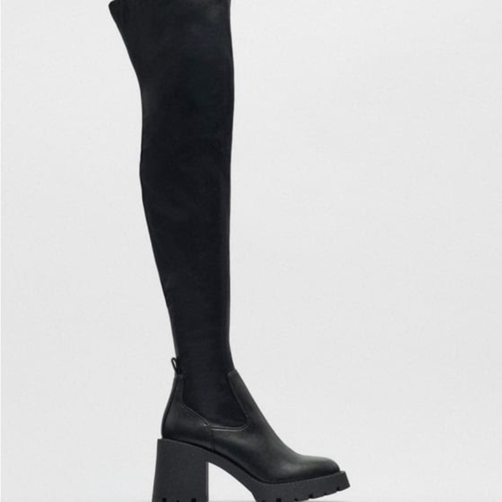 Zara OTK Lug Sole Boots NWT 39